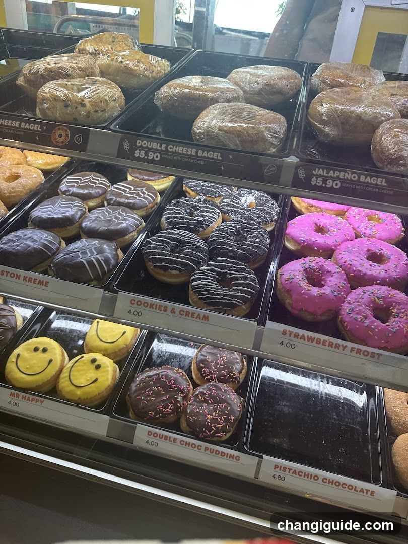Donut and Bagel Display Case