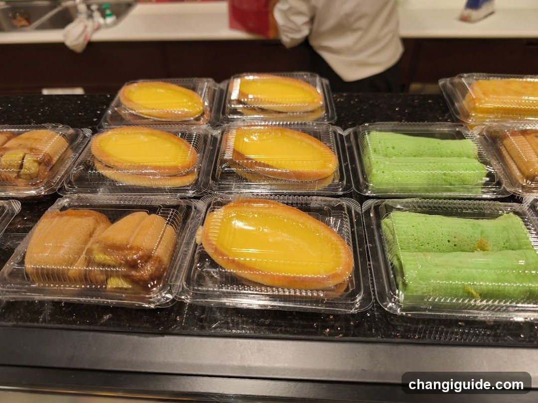 Assorted Pastries Display