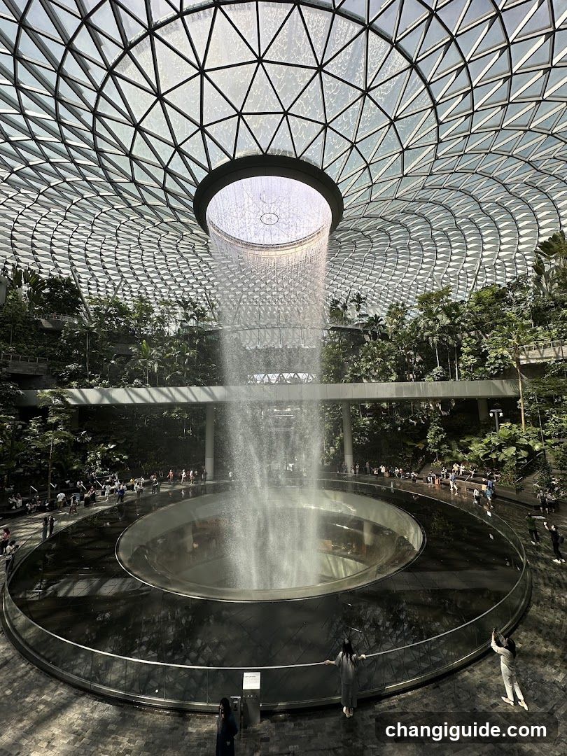 The Jewel Changi Airport Waterfall