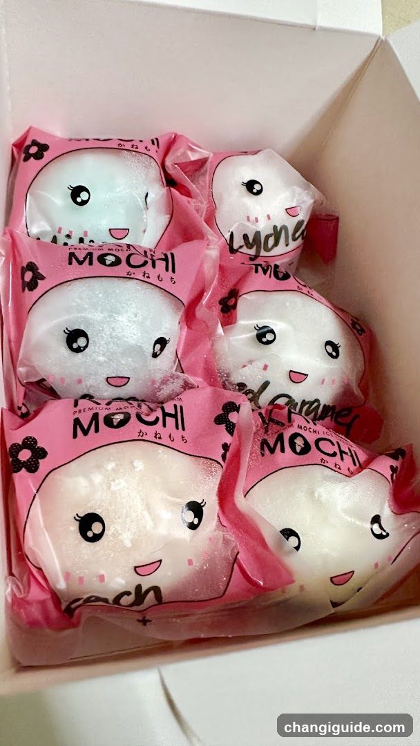 Mochi Ice Creams in Packaging