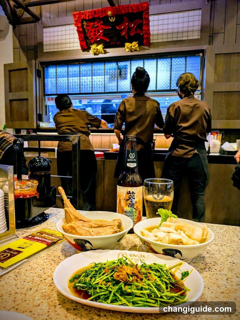 Dining at Song Fa Restaurant
