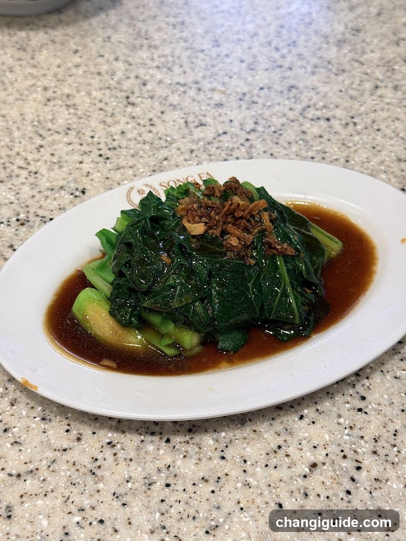 Stir-fried Greens with Sauce