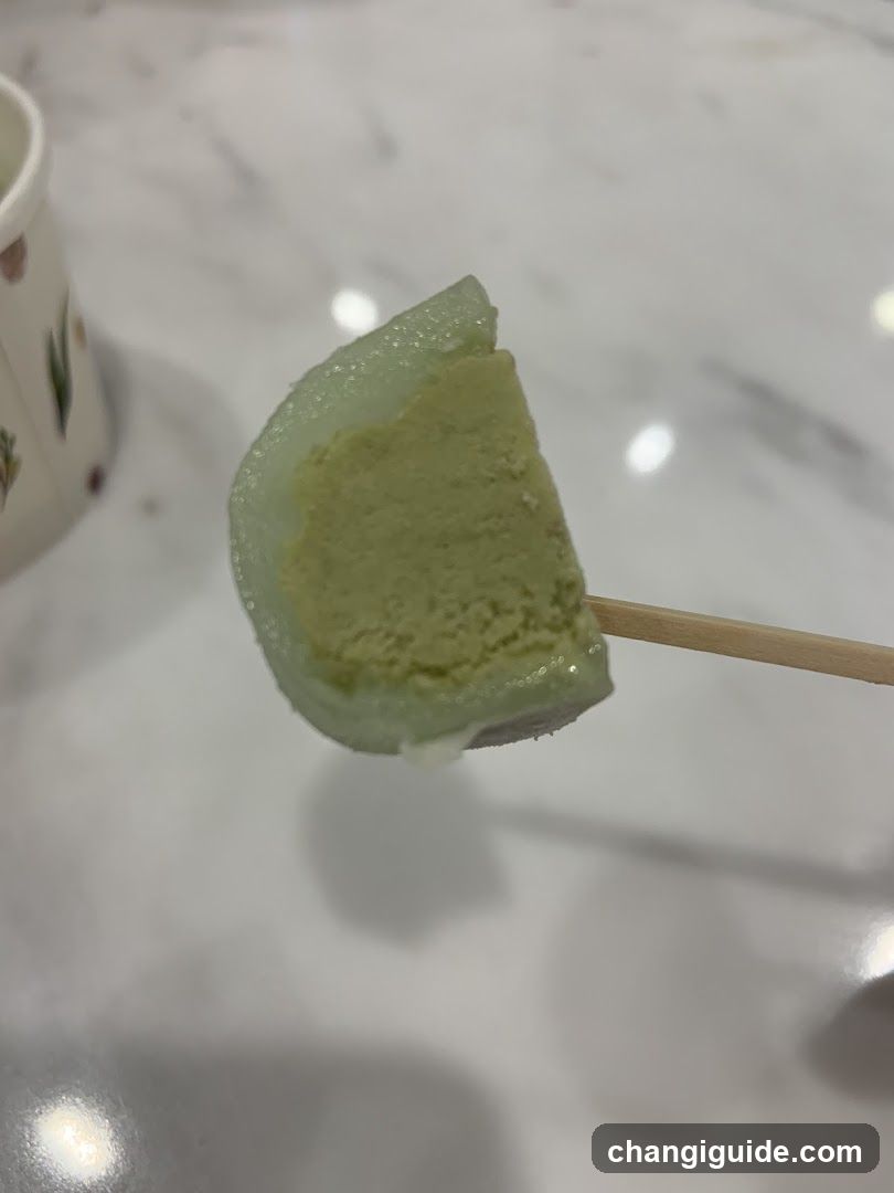 Matcha Dessert on Stick