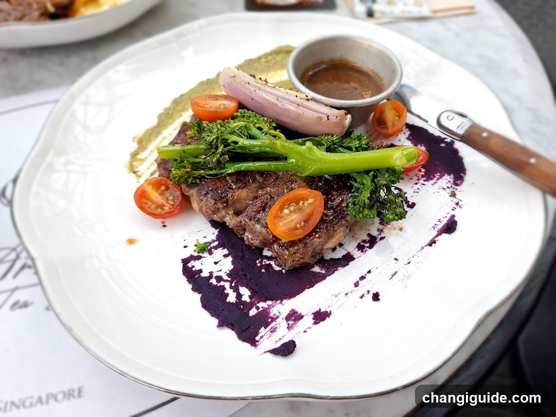 Steak with Broccoli and Cherry Tomatoes