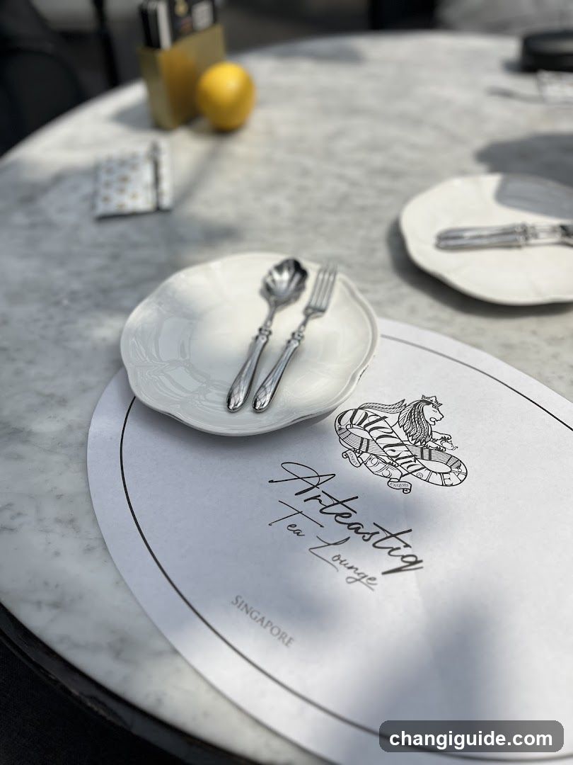 Tea Lounge Table Setting