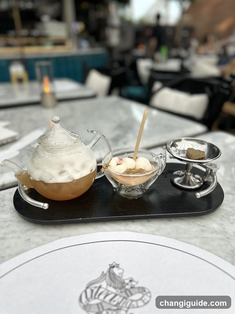 Tea Set with Dessert and Side Dish