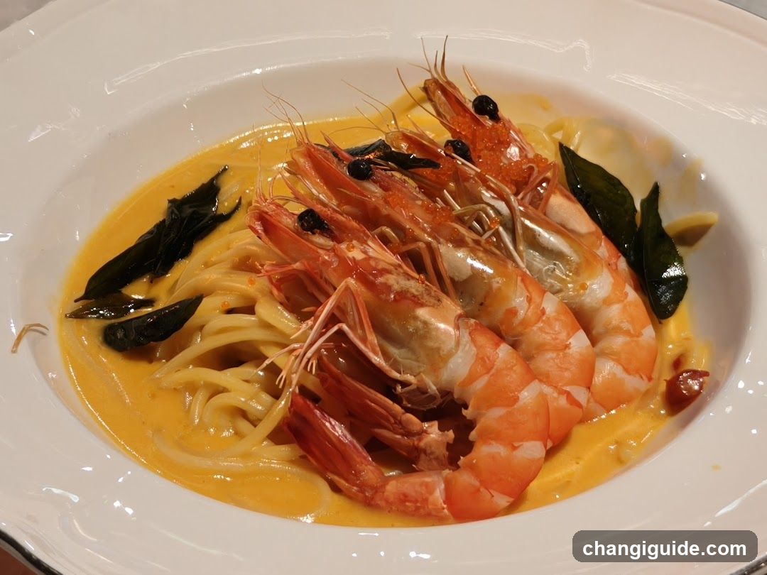Shrimp Pasta with Curry Sauce
