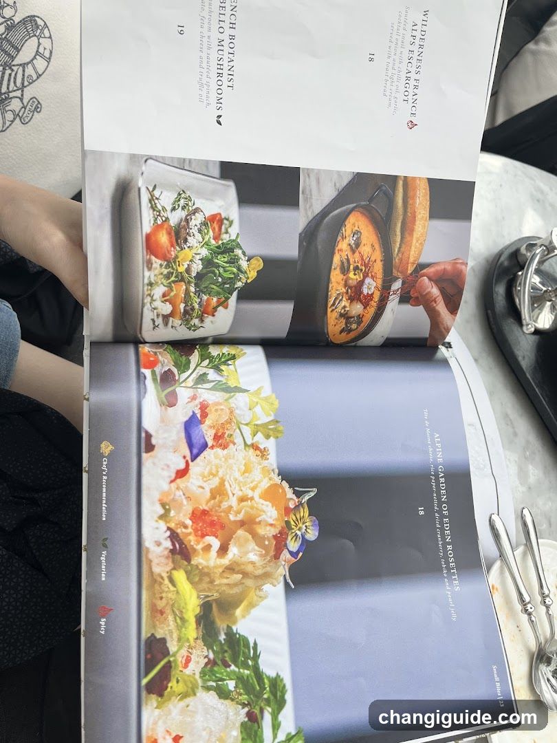 Food Menu Spread