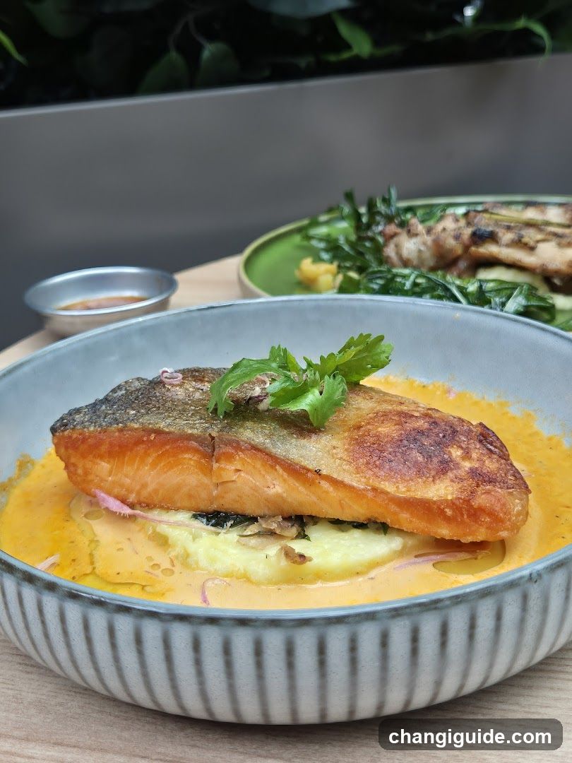 Salmon Dish with Creamy Sauce