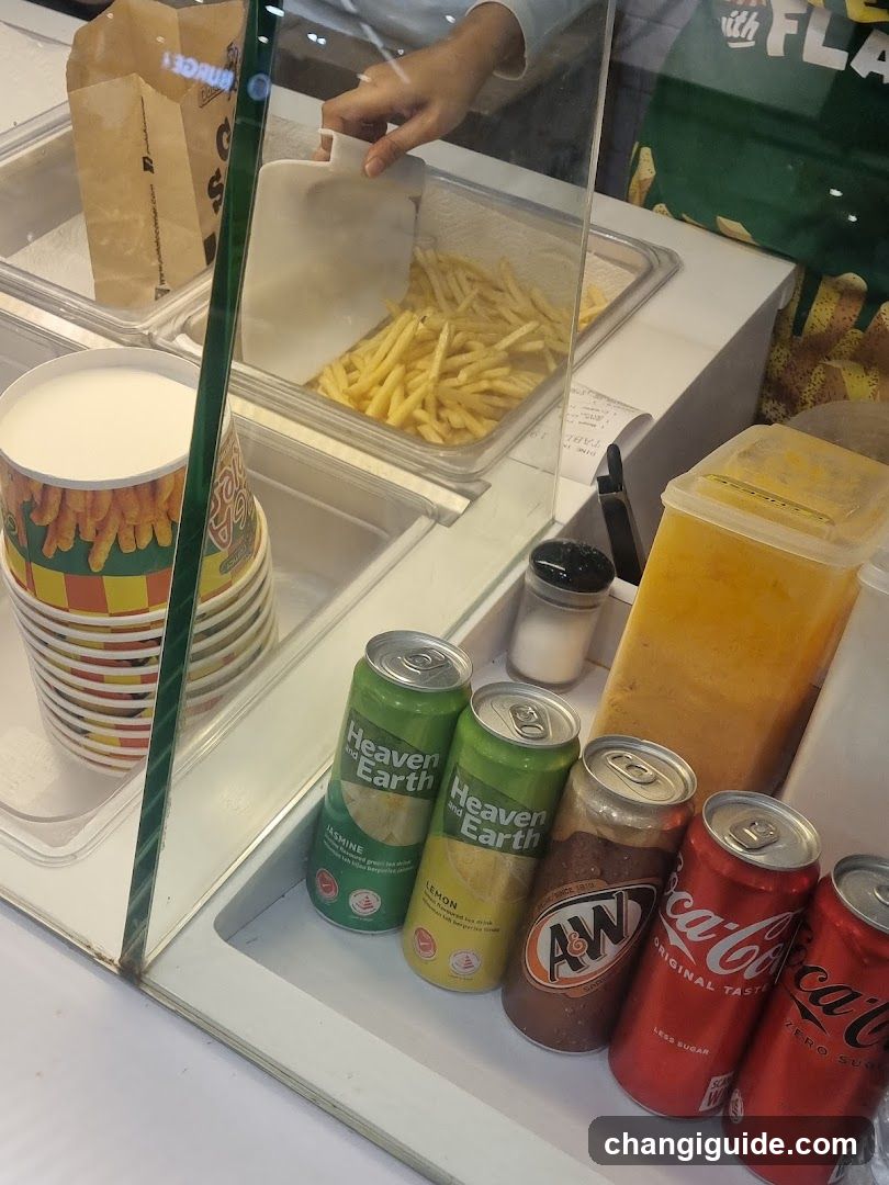 Fast Food Counter Display