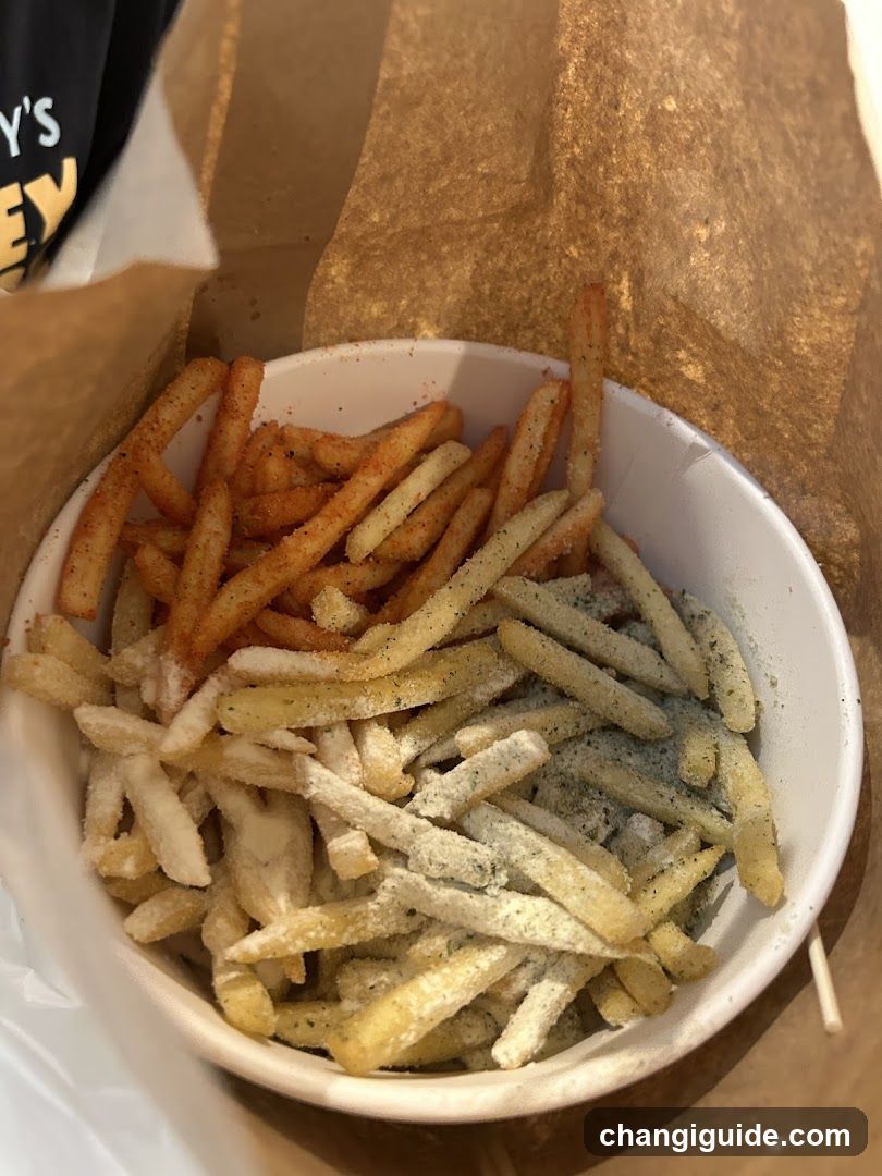 Seasoned Fries in Bowl