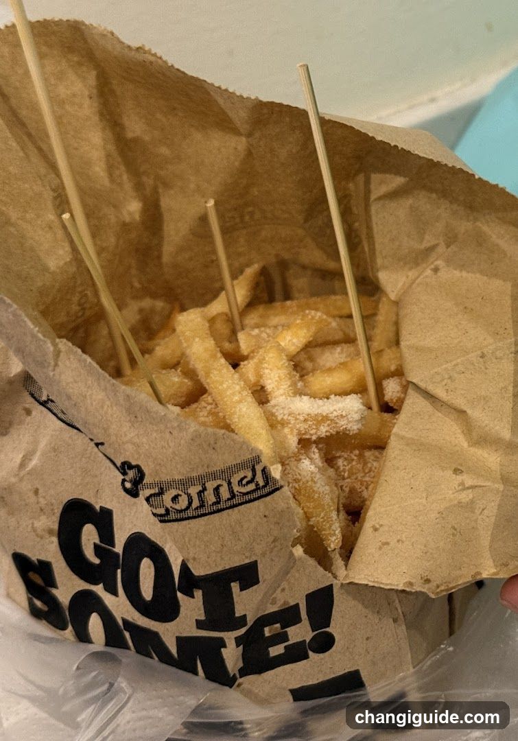 Sugared Fries in Paper Bag