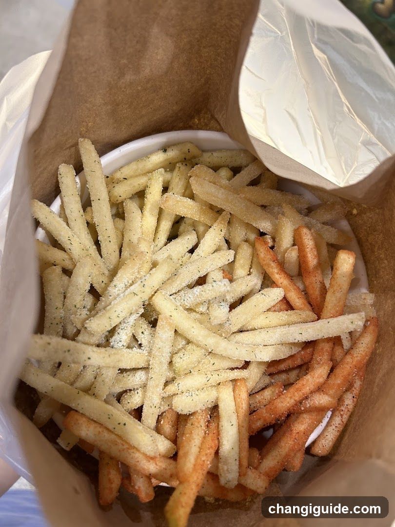 Fries in Paper Bag