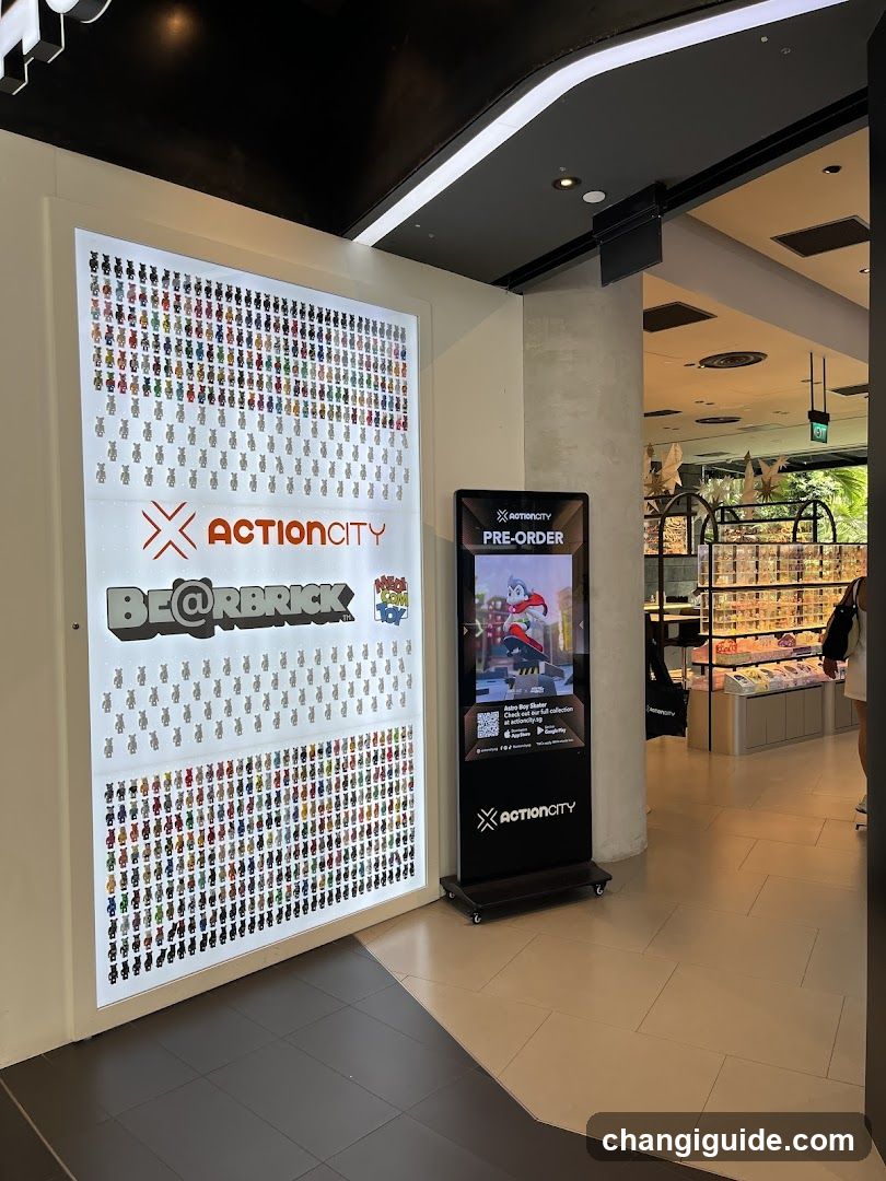 Action City Bearbrick Display