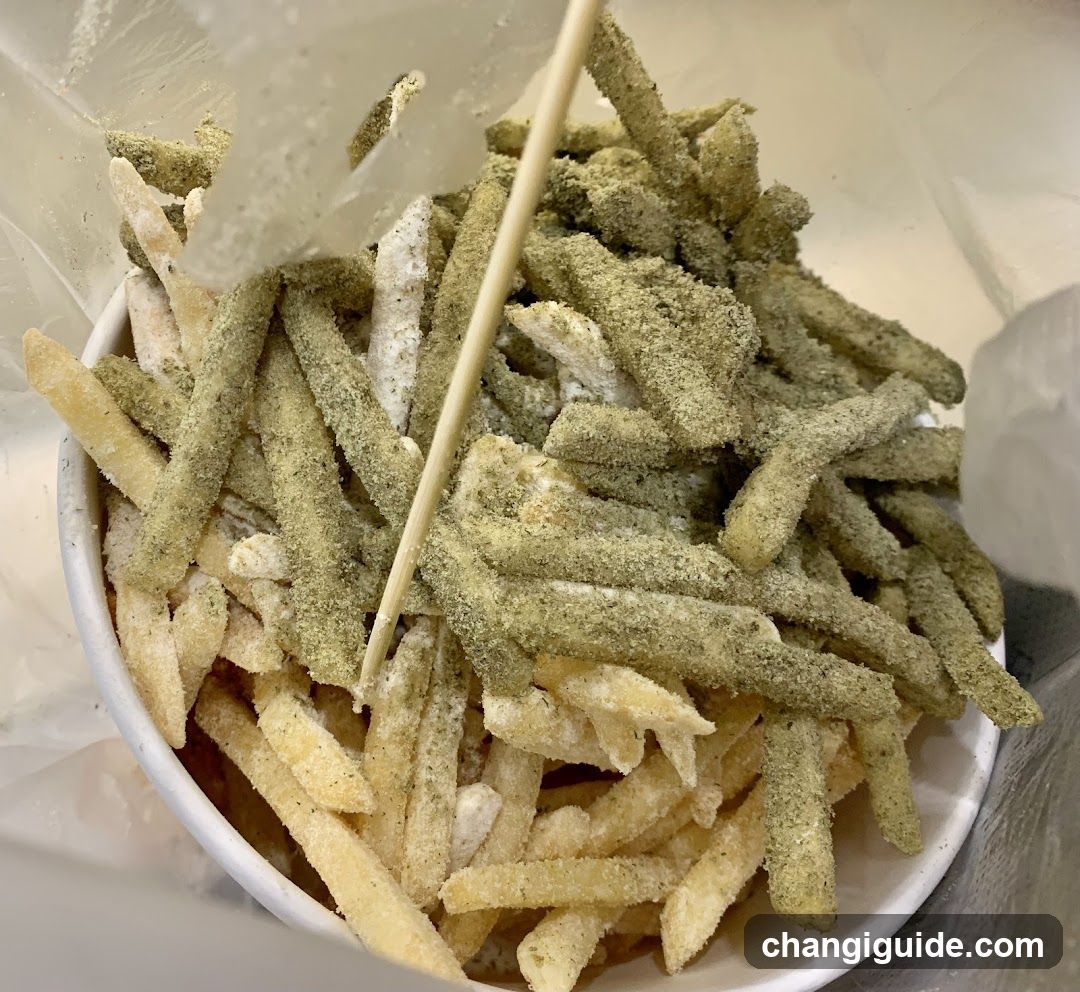 Spiced Fries in Bowl