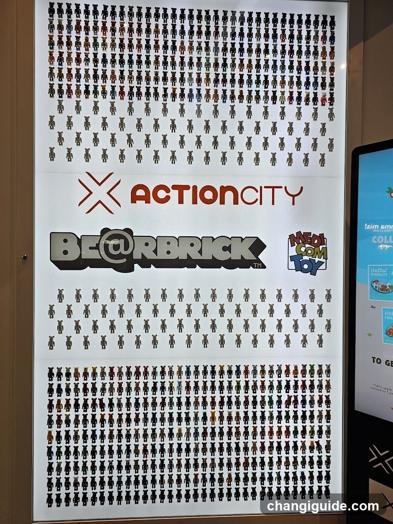 Action City Bearbrick Display