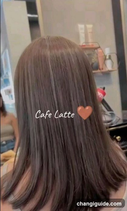 Cafe Latte Hair Color