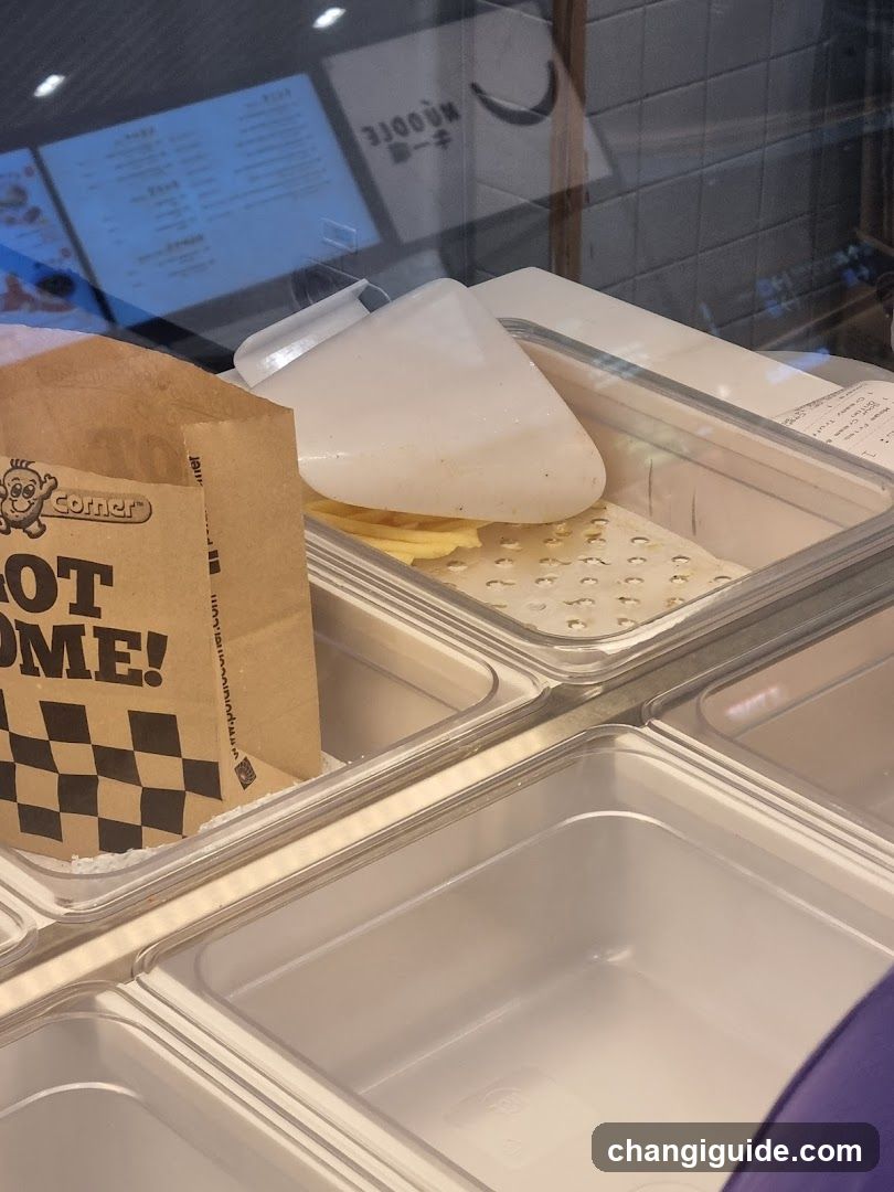 Food Display Counter with Packaging