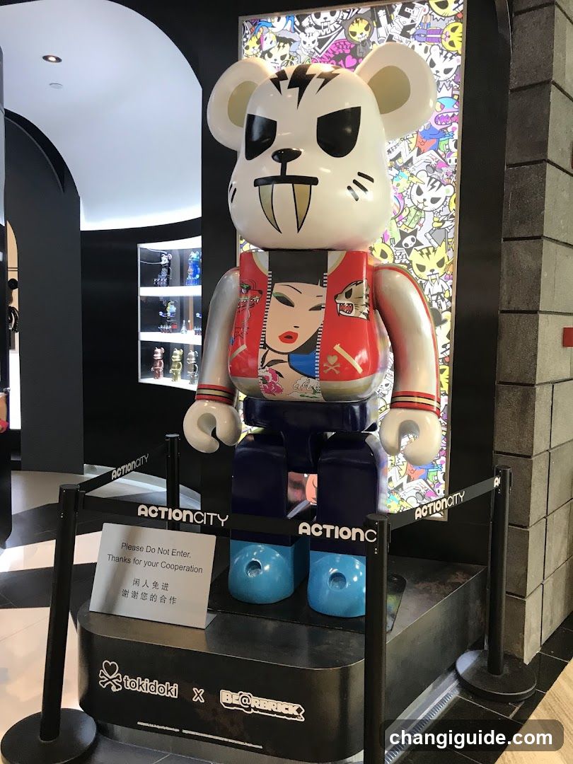 Action City Bearbrick Display