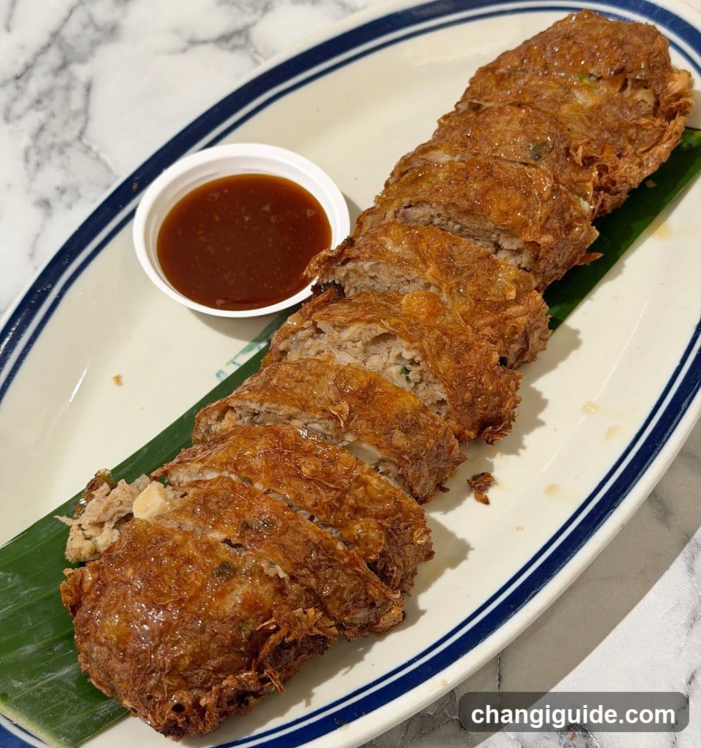 Fried Meat Roll with Sauce