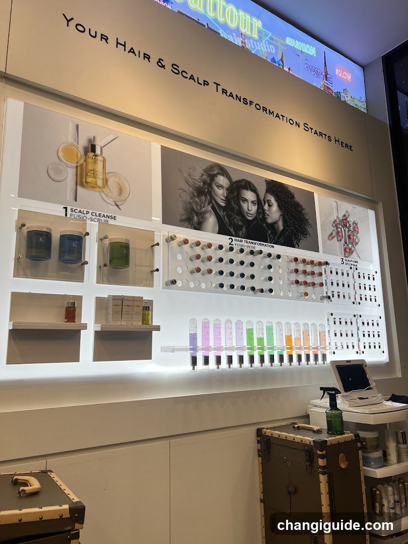Hair and Scalp Transformation Display