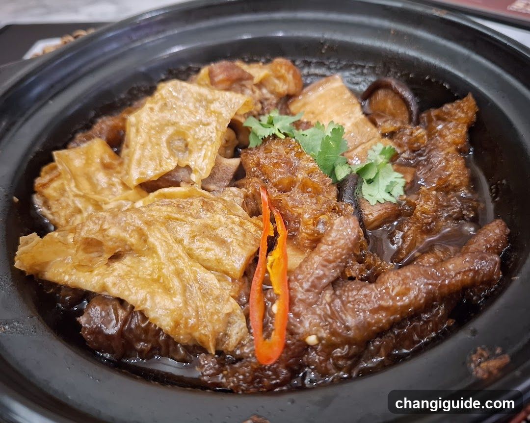 Stewed Meat and Tofu in Clay Pot