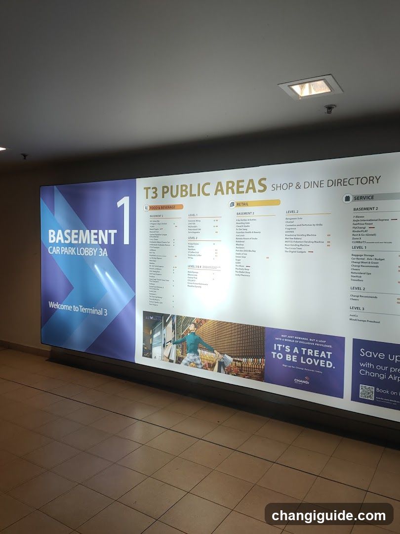 T3 Public Areas Directory Sign