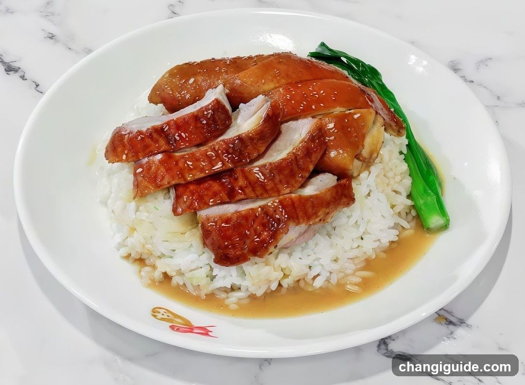 Roast Duck Rice with Greens