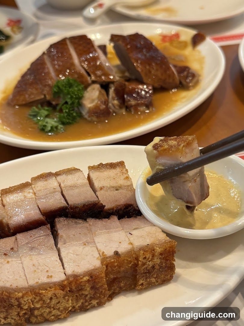 Roasted Pork and Duck Dish