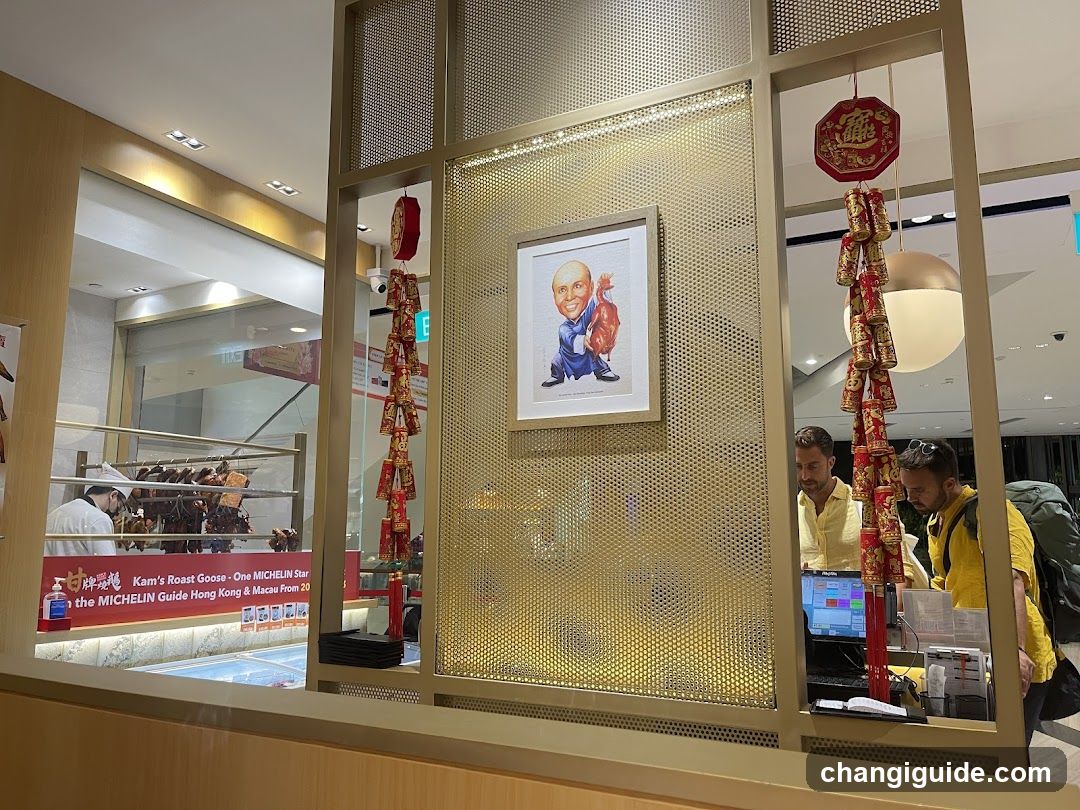 Restaurant Interior with Staff and Decorations