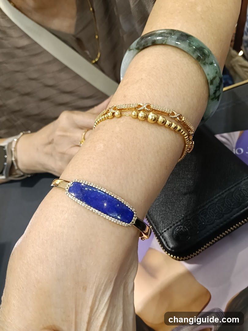 Jewelry Display on Wrist