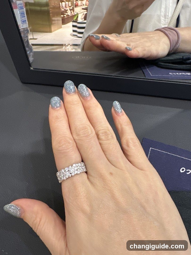 Jewelry Store Interior with Sparkly Nails