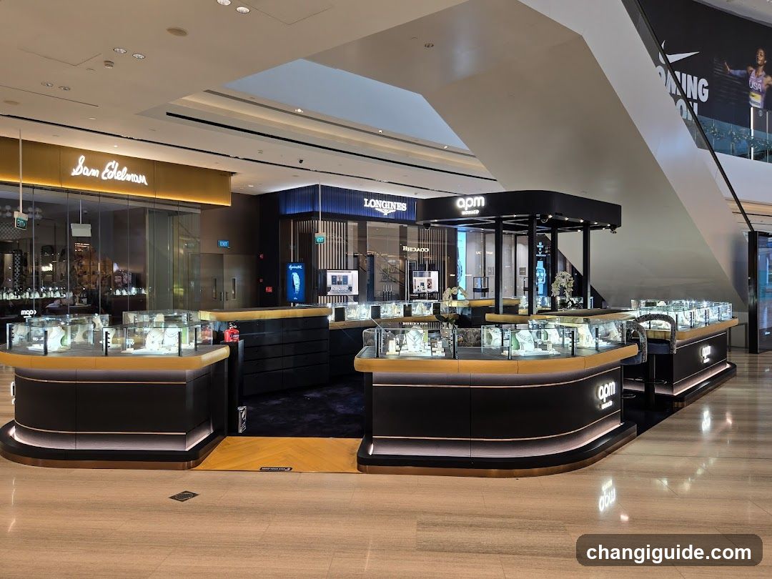 Luxury Watch Display Area in Mall