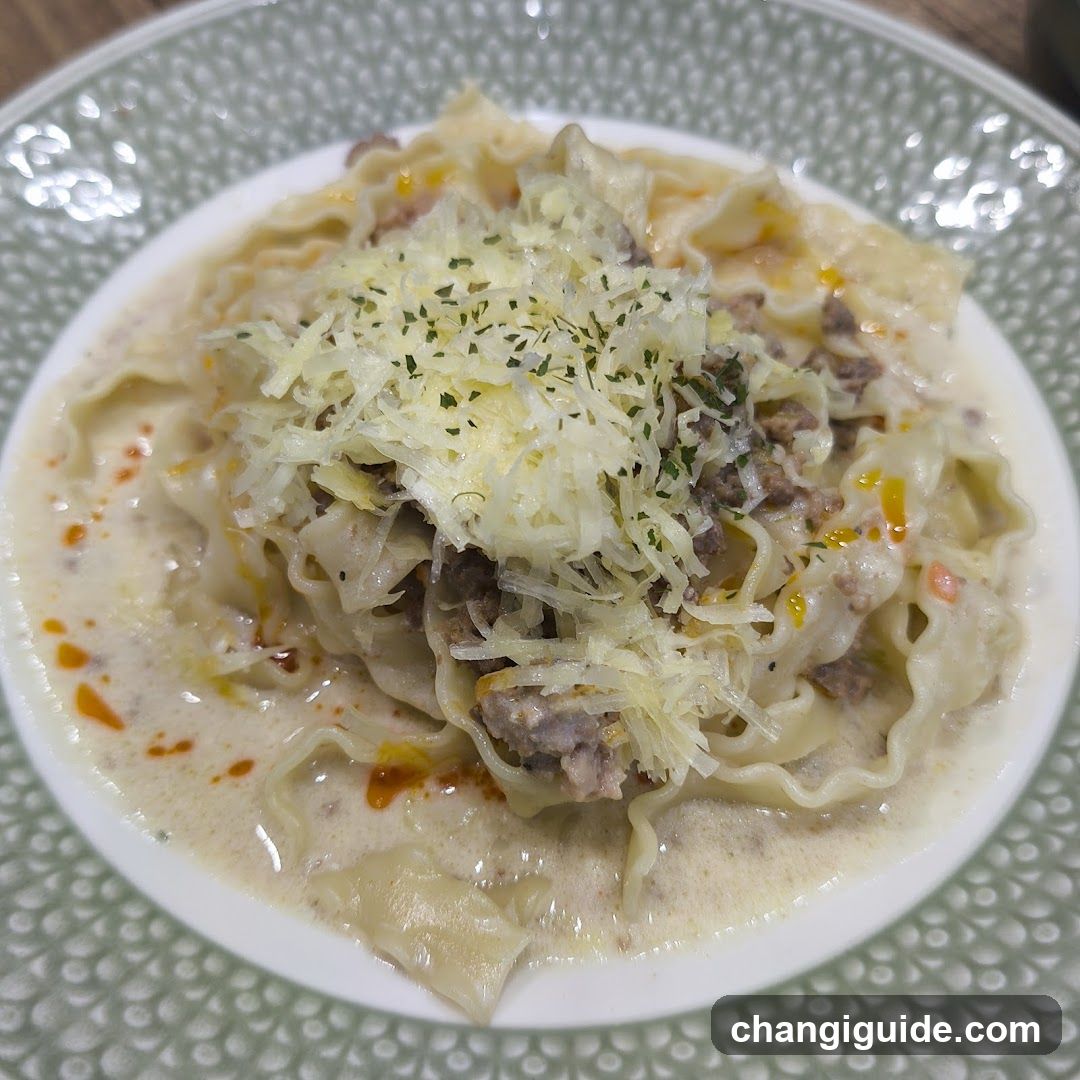 Pasta with Creamy Sauce and Cheese