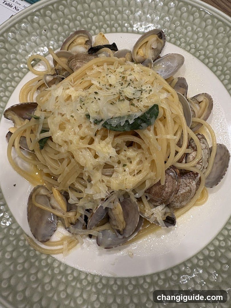 Clam Pasta with Parmesan