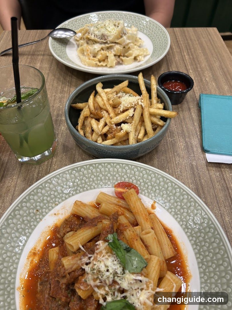 Pasta and Fries Meal