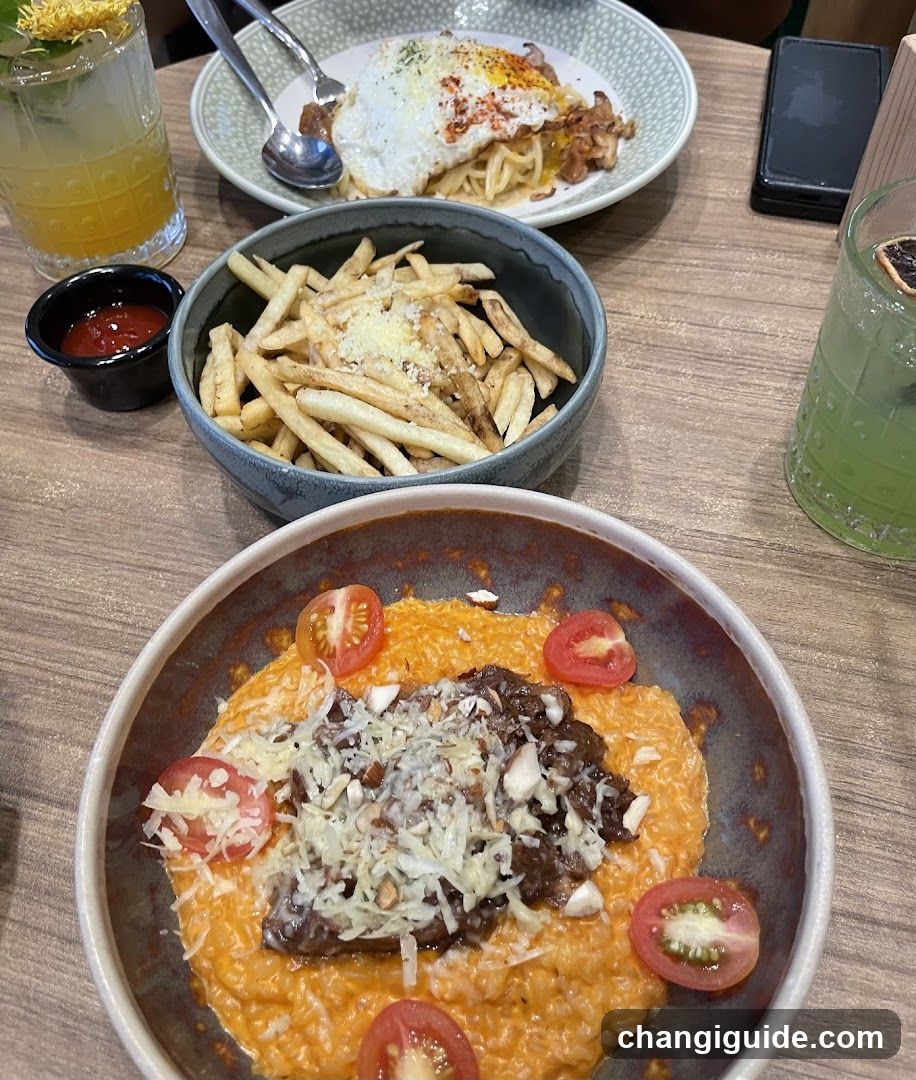 Food Table Setting