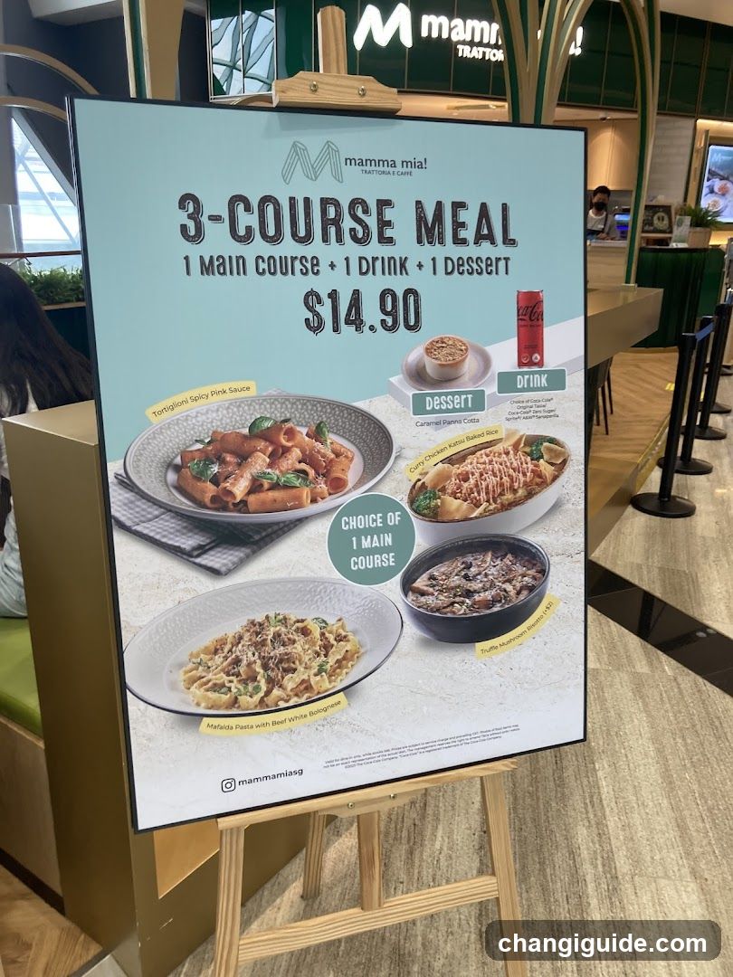 Mamma Mia! 3-Course Meal Ad