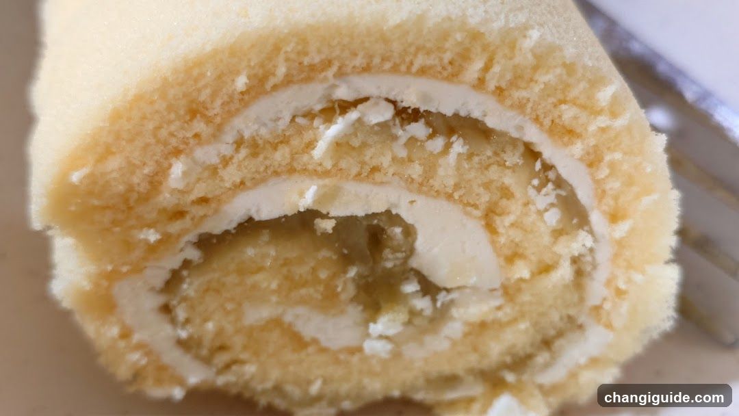 Swiss Roll Cake Slice