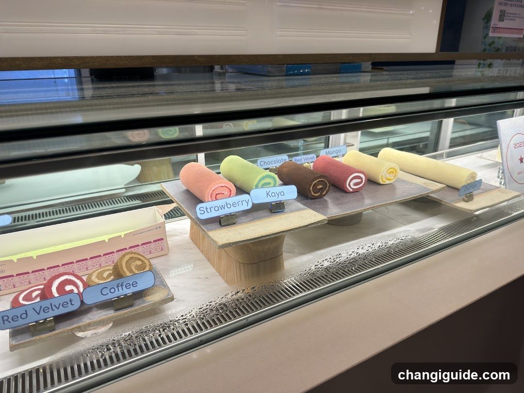 Roll Cake Display Case
