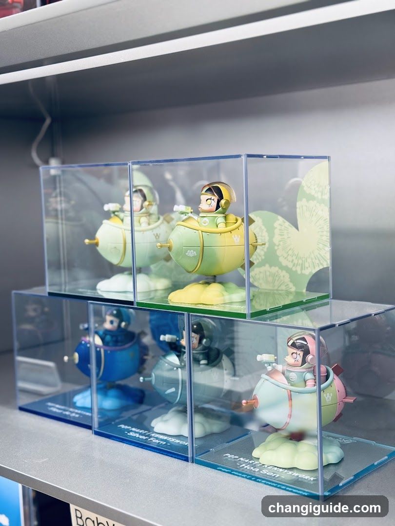 Collectible Space Ship Figures Display