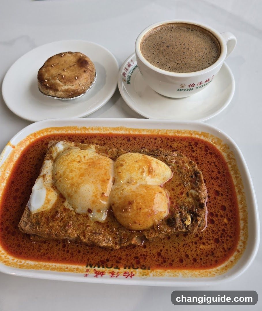Nasi Lemak with Kopi and Bun