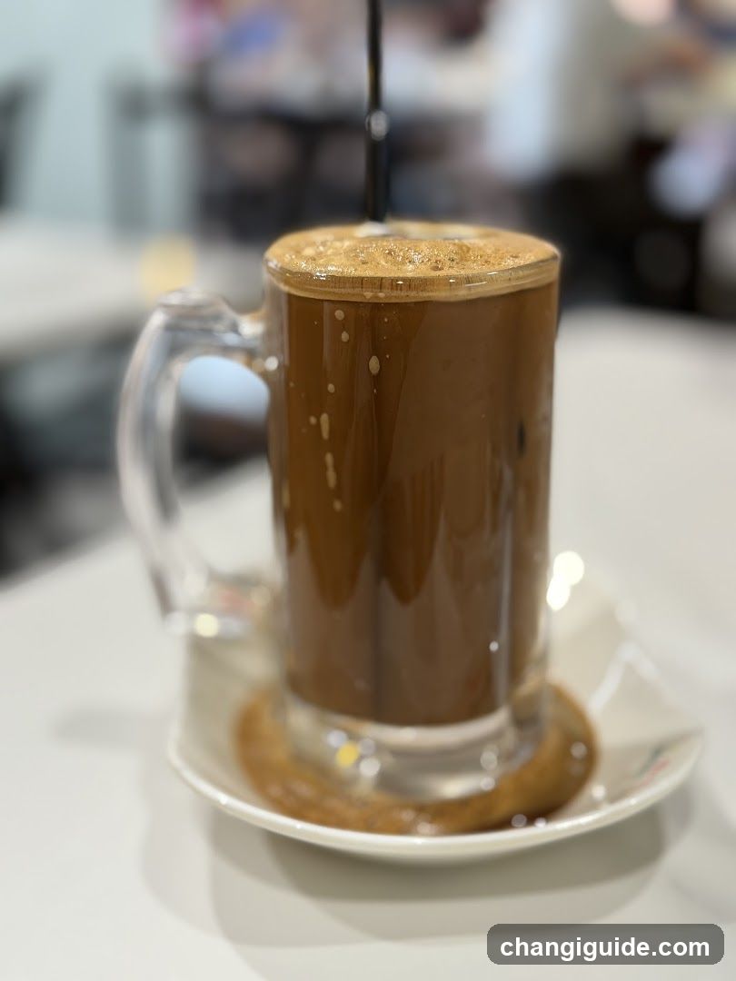 Iced Coffee in Glass Mug