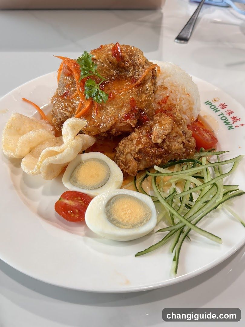 Fried Chicken Rice Plate