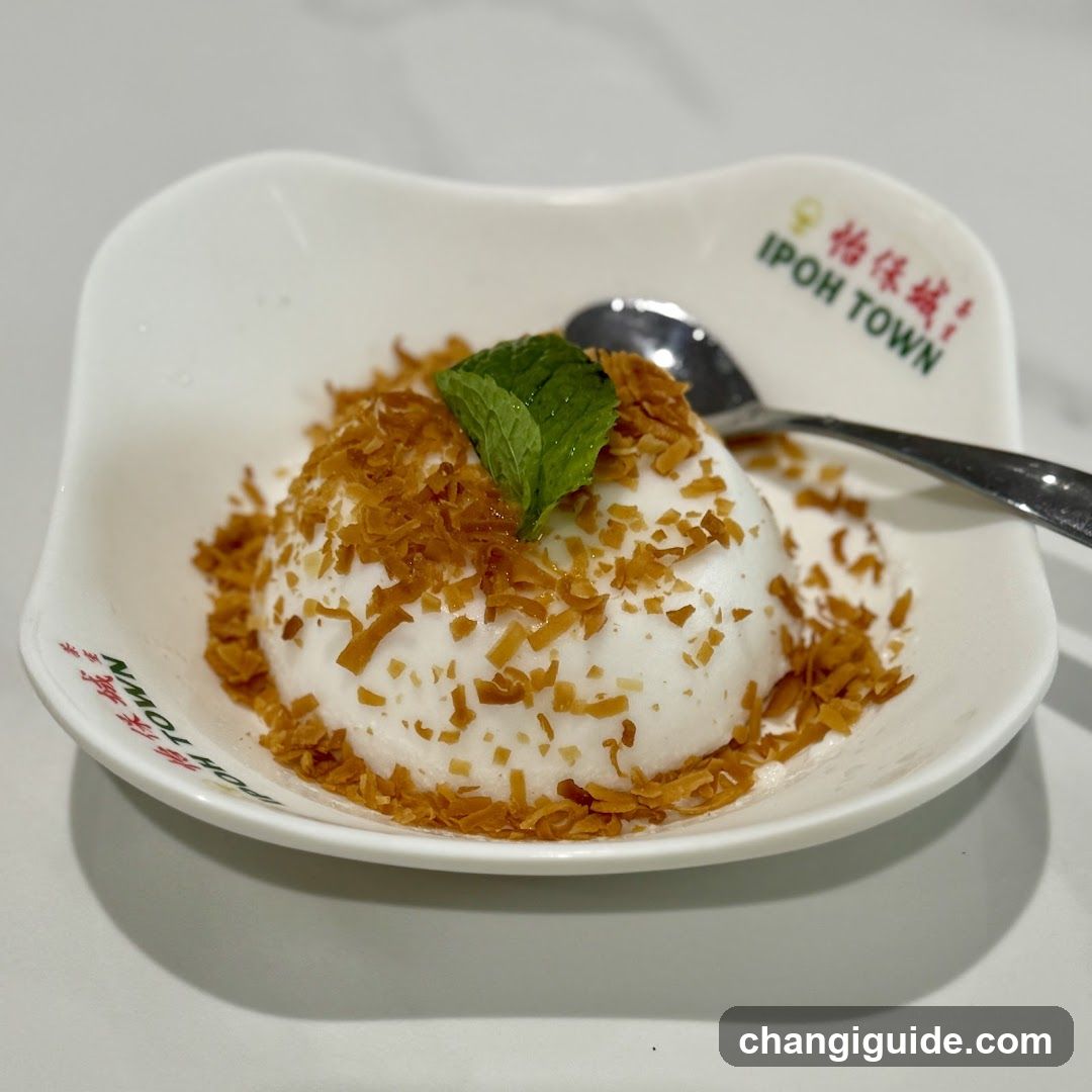 Coconut Dessert with Mint
