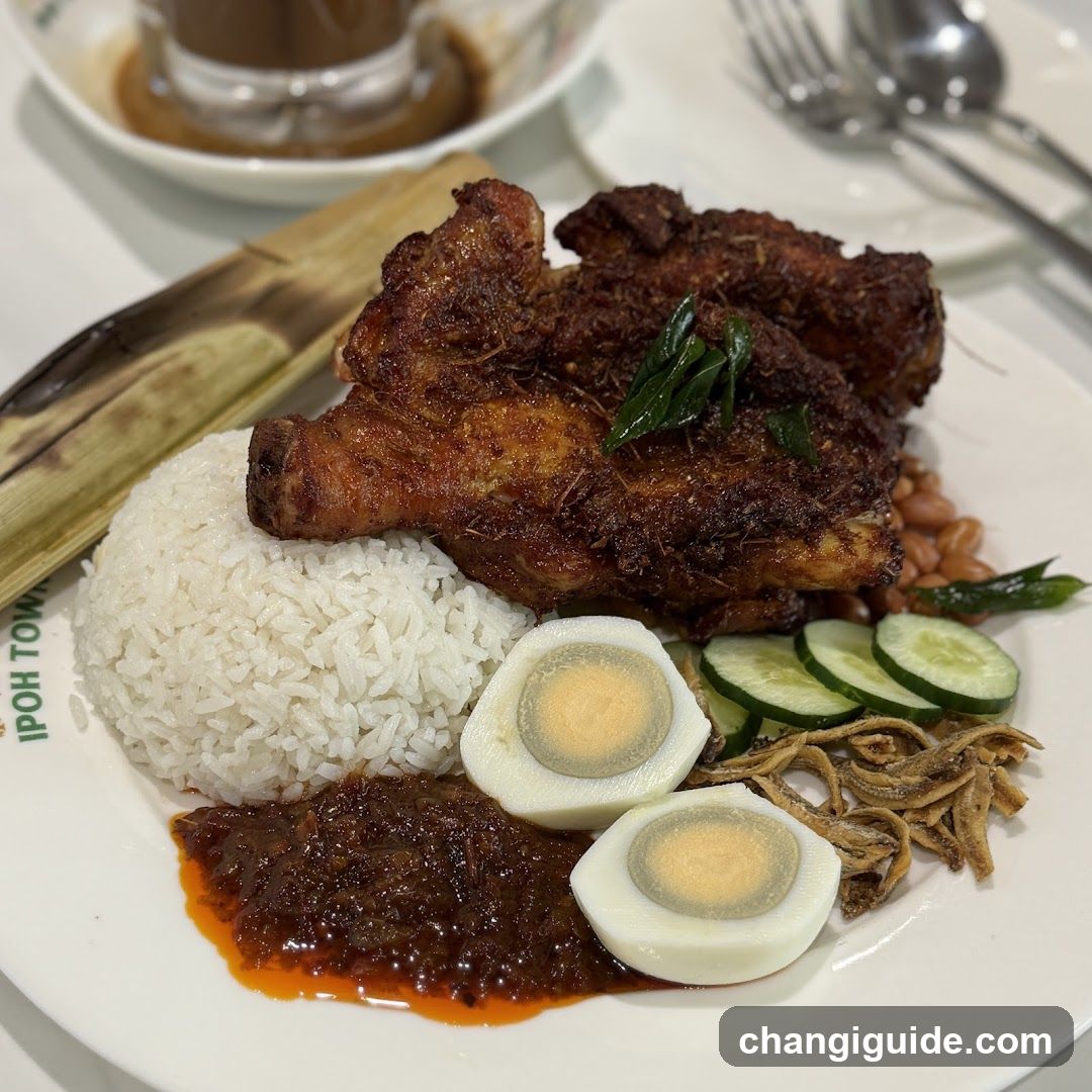 Fried Chicken with Rice and Curry