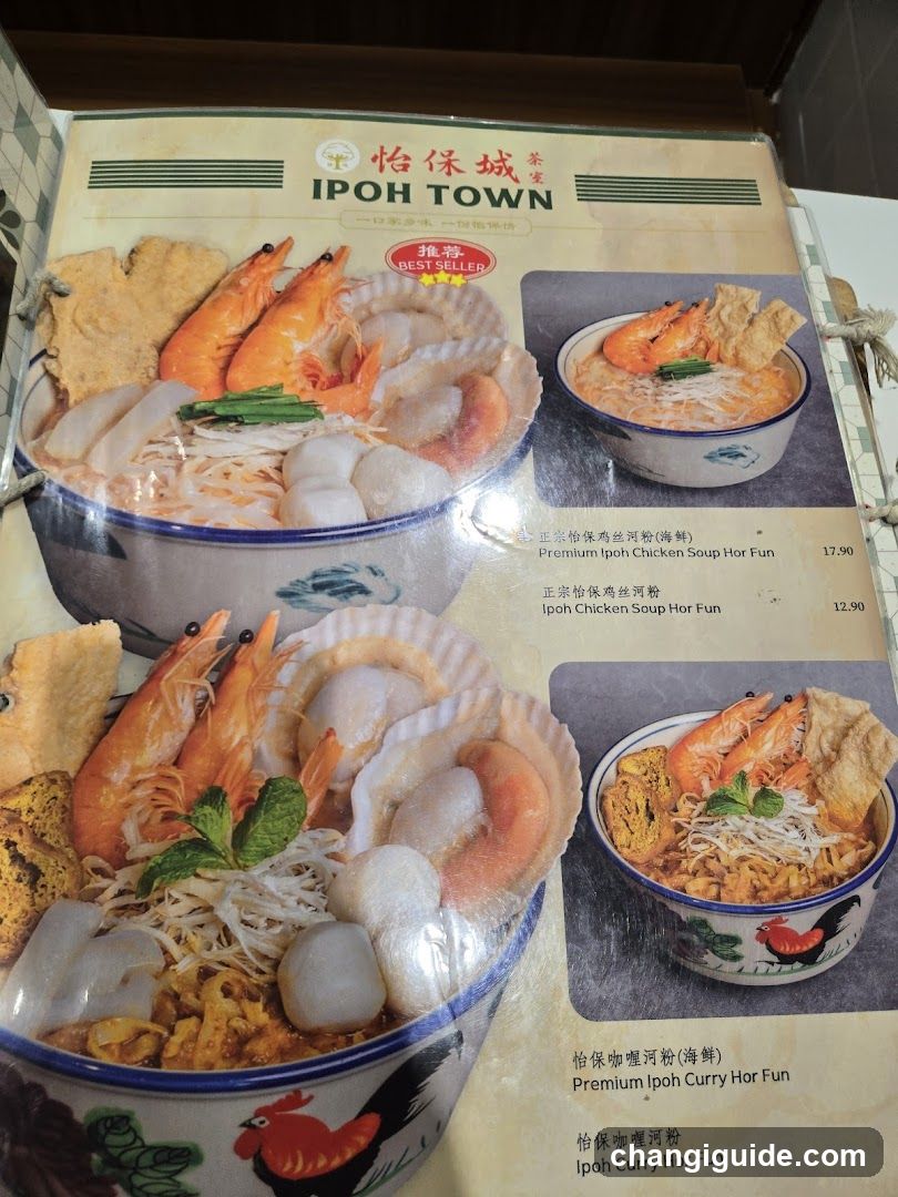 Ipoh Town Menu