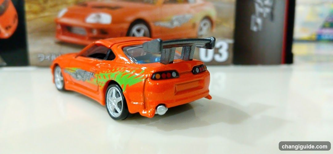 Orange Die-Cast Car Toy