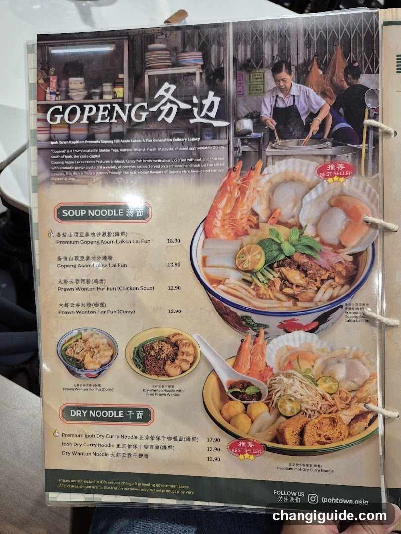 Gopeng Menu