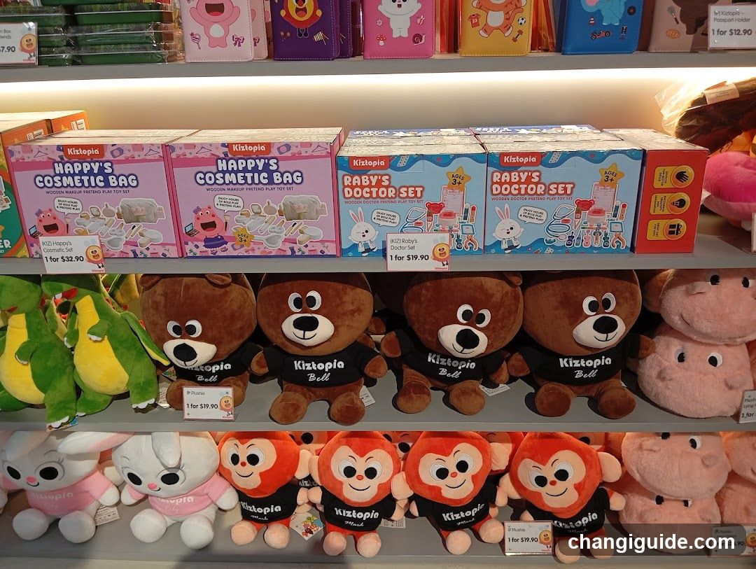Kiztopia Merchandise Display